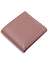 Stitched Bifold Leather Half Wallet Brown - MAISON MARGIELA - BALAAN 6