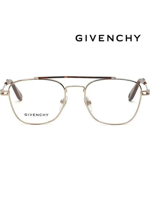 Glasses frame GV0053 J5G gold two bridge light - GIVENCHY - BALAAN 3