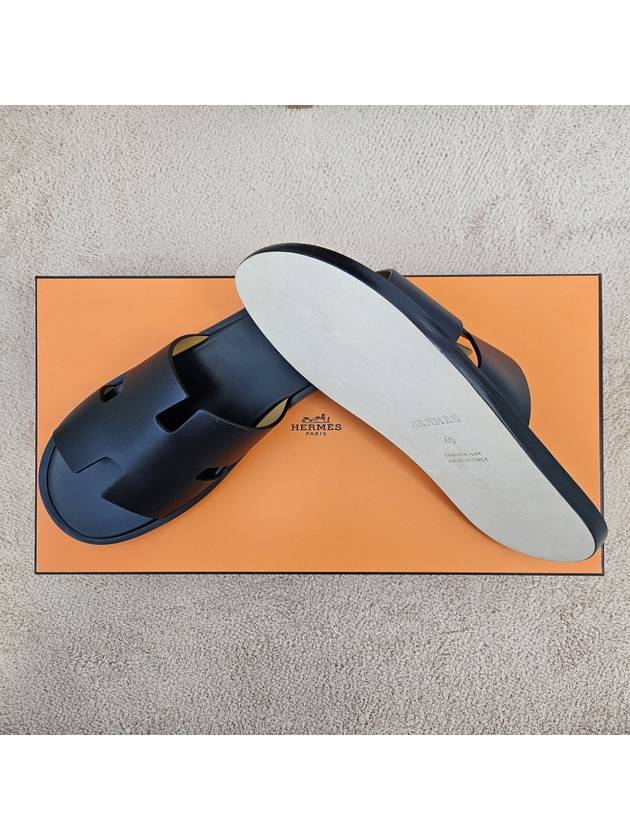 Izmir Sandal Calfskin & Noir - HERMES - BALAAN 4