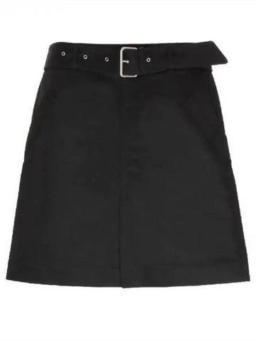 Toteme Belted Cotton Mini Skirt 271494 - TOTEME - BALAAN 1