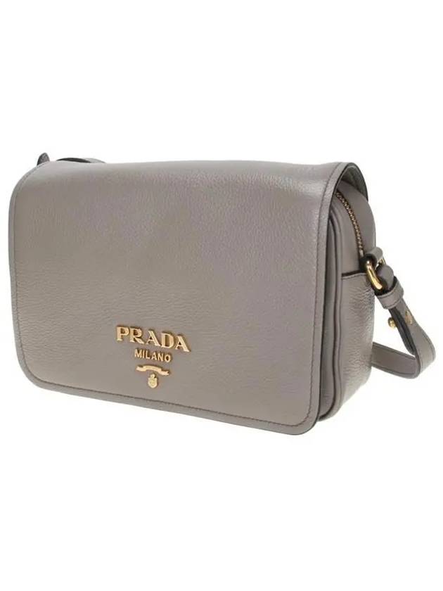 Vitello Phoenix Cross Bag Grey - PRADA - BALAAN 3