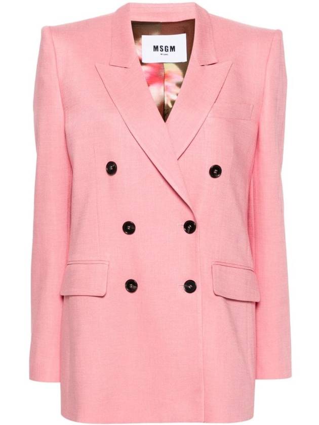 Double Breasted Blazer - MSGM - BALAAN 1