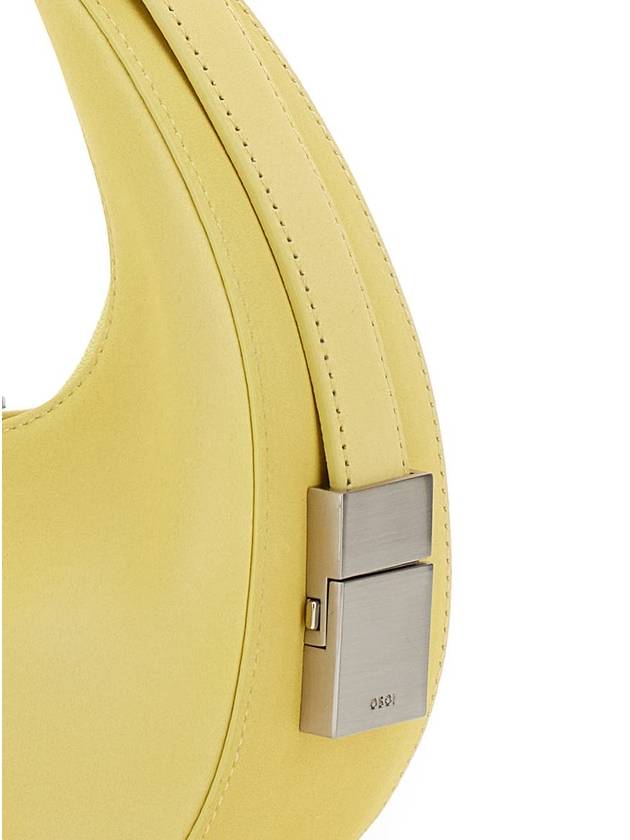 'Mini Toni' Yellow Shoulder Bag With Engraved Logo In Leather Woman - OSOI - BALAAN 3