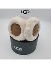 Fleece Earmuffs Embroidered Logo Chestnut USA - UGG - BALAAN 9