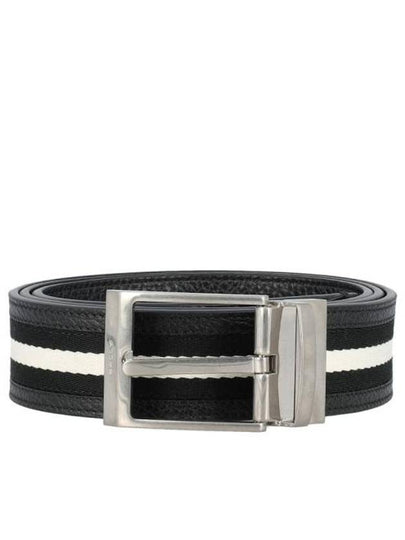 Shiffie Leather Belt Black - BALLY - BALAAN 2