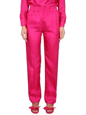 Red Valentino Silk Pants - RED VALENTINO - BALAAN 1