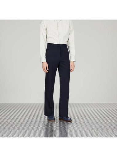 Wool Slacks Navy - GUCCI - BALAAN 1