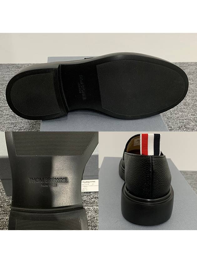 Lightweight Sole Penny Loafer Black - THOM BROWNE - BALAAN.