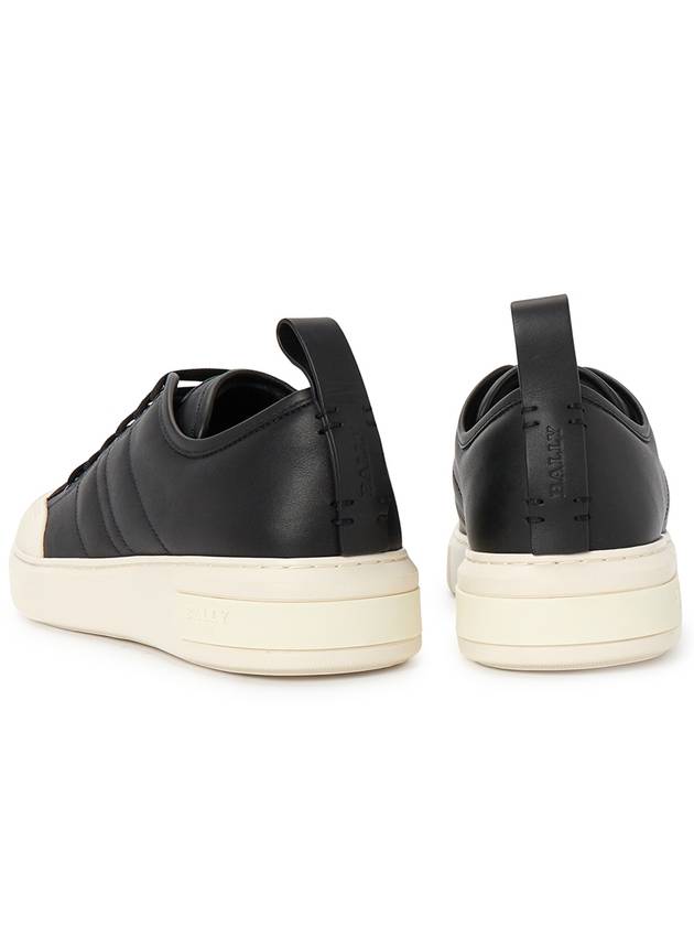 Medine Leather Low-Top Sneakers Black MSK02M VT243 U901 - BALLY - BALAAN 7