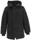 Chateau Logo Hooded Parka Black - CANADA GOOSE - BALAAN 6