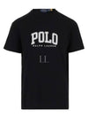 Logo Print Classic Cotton Short Sleeve T-shirt Black - POLO RALPH LAUREN - BALAAN 2