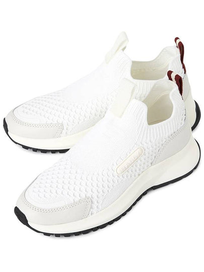 Outline Knit Slip Ons White - BALLY - BALAAN 2