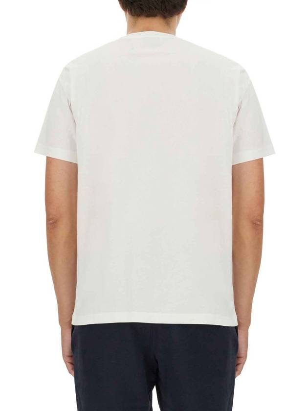 Zebra Print Cotton Short Sleeve T-Shirt White - PAUL SMITH - BALAAN 3