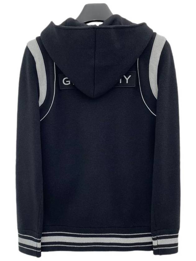 Logo knit hooded zipup BM00FX 4Y5A - GIVENCHY - BALAAN 2