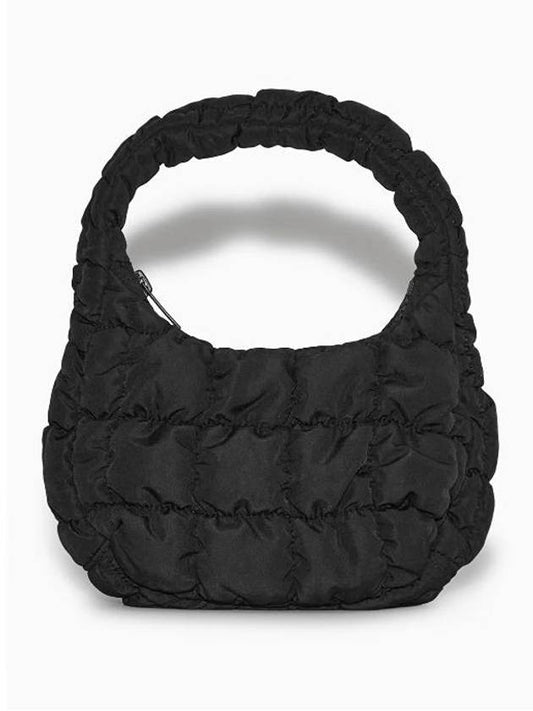 Quilted Micro Tote Bag Black - COS - BALAAN 2