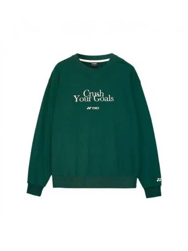 YONEX 233TL002U dark green sleeve logo point sweatshirt - YOUNESS - BALAAN 1