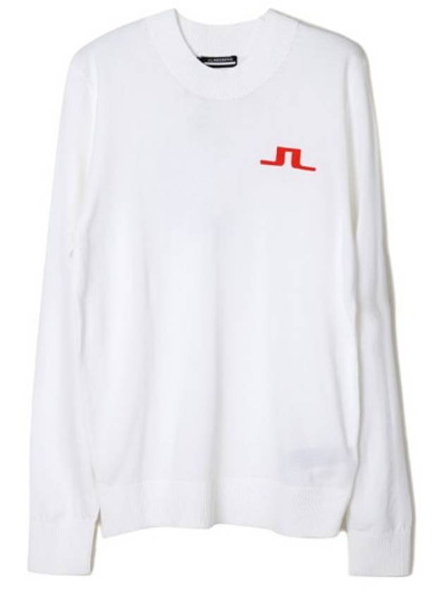 Golf Gus Crew Neck Knit Top White - J.LINDEBERG - BALAAN 2