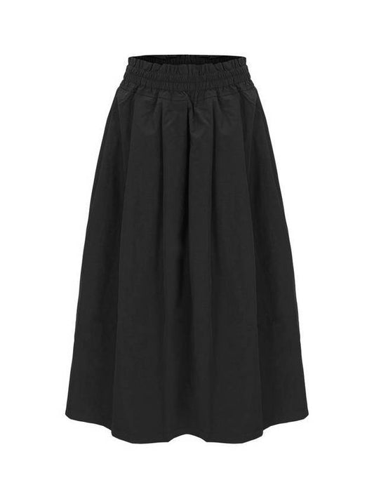 Calate Long Pleated Skirt Black - CALLAITE - BALAAN 1