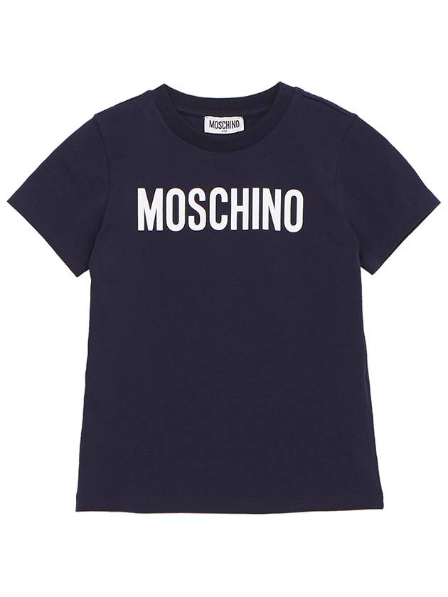 Kids short sleeved t shirt HQM03T LBA10 40016 Adults can wear - MOSCHINO - BALAAN 1