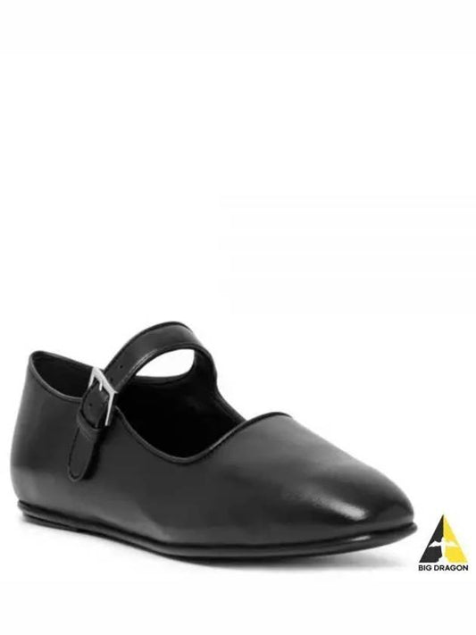 AVA F1003 N61 BLK Square Toe Mary Jane Flats - THE ROW - BALAAN 2