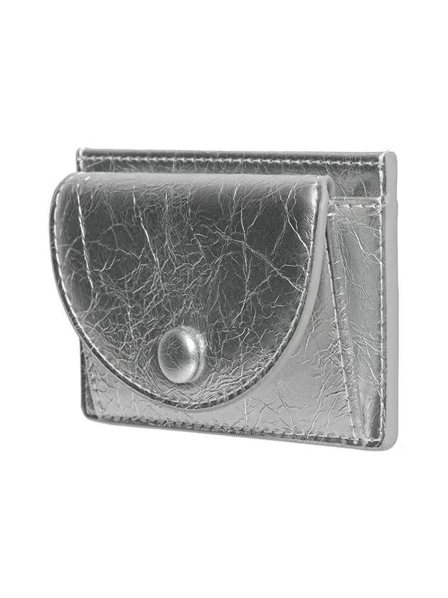 Slim Pocket Mini Transportation Card Wallet Silver - LE MASQUE - BALAAN 5