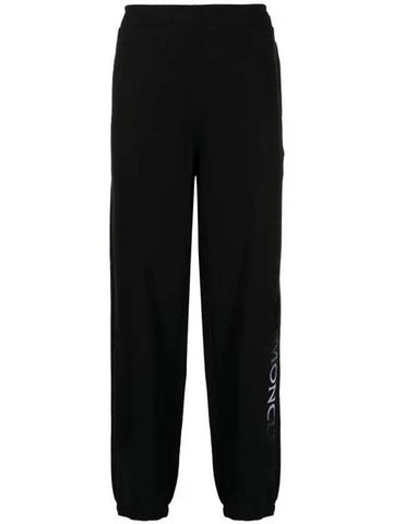 Men's Side Logo Track Pants Black - MONCLER - BALAAN 1