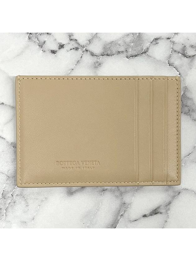 Intrecciato Leather Card Wallet Porridge - BOTTEGA VENETA - BALAAN 5