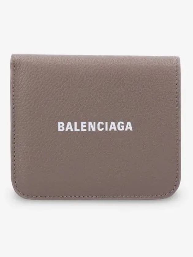 Logo Coin Pocket Flap Half Wallet Brown - BALENCIAGA - BALAAN 2