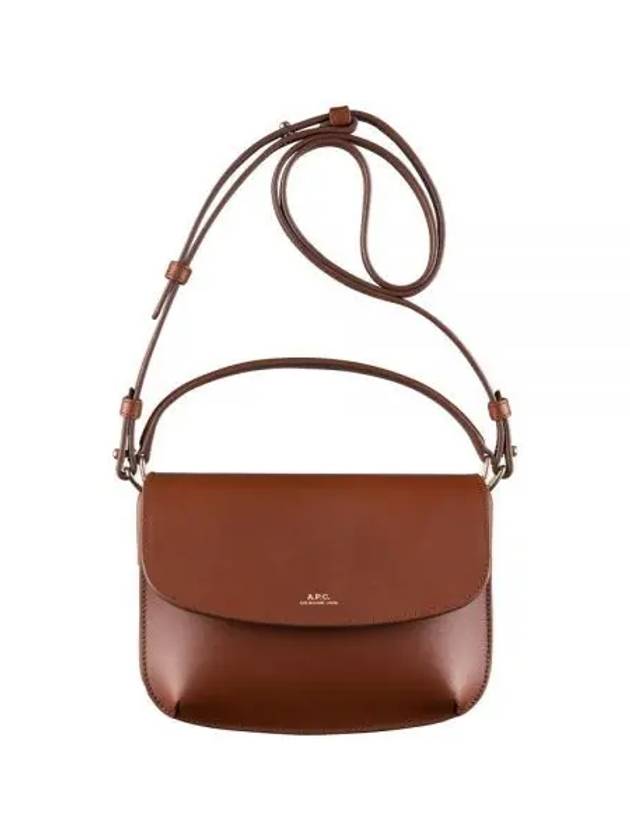 Sara Mini Shoulder Bag Nut Brown - A.P.C. - BALAAN 2