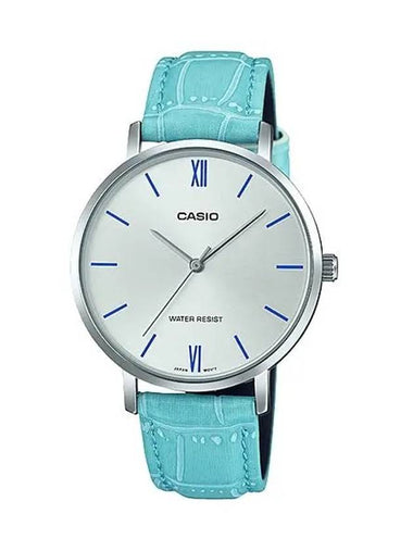 Women Leather Wrist Watch LTPVT01L7B3 - CASIO - BALAAN 1