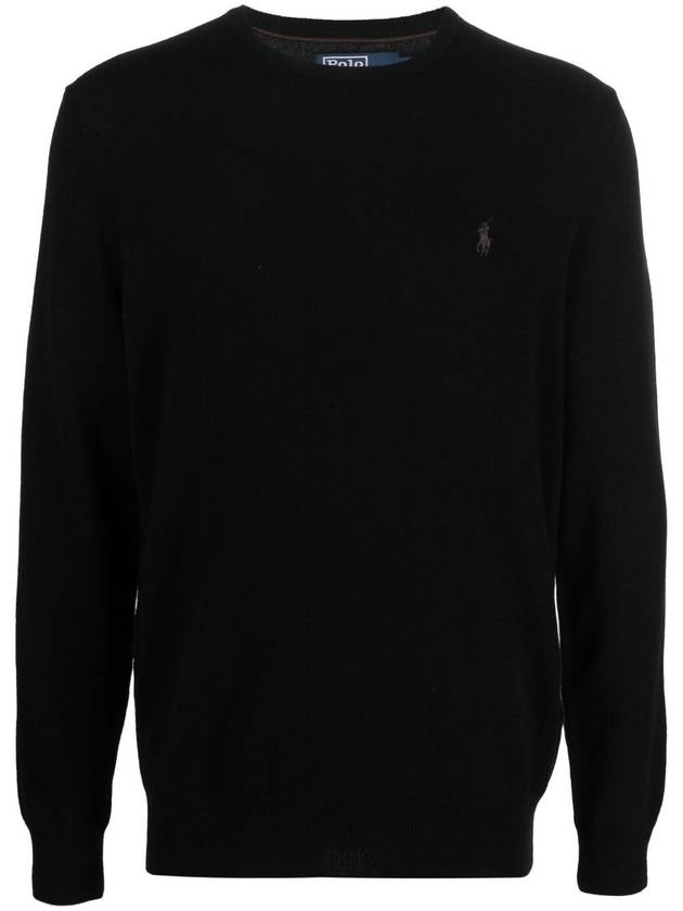 Logo Basic Pullover Knit Top Black - POLO RALPH LAUREN - BALAAN 4