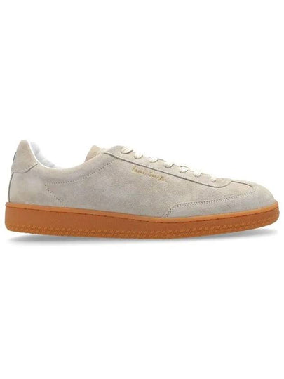 Logo Suede Low Top Sneakers Beige - PAUL SMITH - BALAAN 2