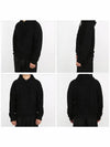 Classic Fleece Wool Hoodie Black - TEN C - BALAAN 3