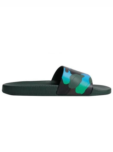 Men's Camouflage Slippers Camo Green - VALENTINO - BALAAN 1