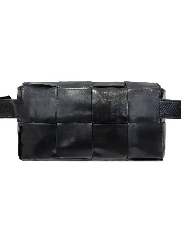 Intrecciato Cassette Mini Belt Bag Black - BOTTEGA VENETA - BALAAN 5