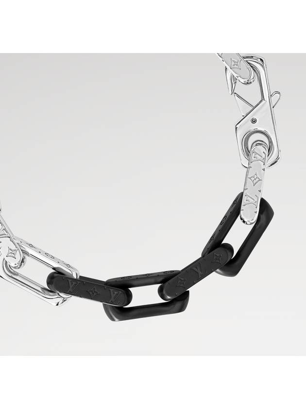 Monogram Chain Bracelet Silver - LOUIS VUITTON - BALAAN 4