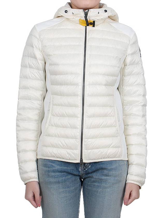 Kym Hybrid Hooded Padding Ivory - PARAJUMPERS - BALAAN 2