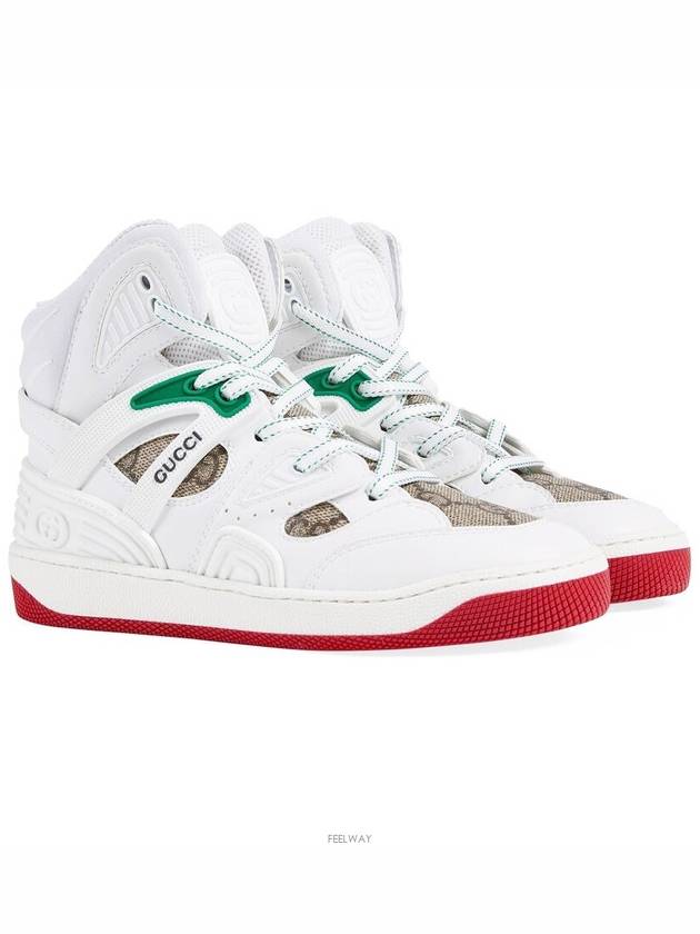 Kids Basket High Top Sneakers 681359 2SHG0 9076 - GUCCI - BALAAN 3