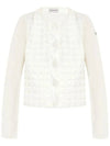 Women s Knit Quilted Cardigan 9B00001 M1131 030 - MONCLER - BALAAN 1