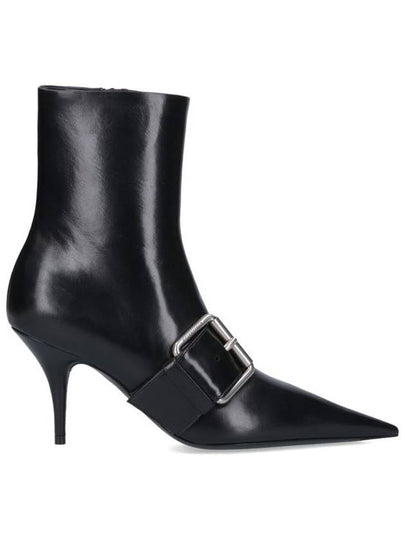 Knife Buckle Middle Boots Black - BALENCIAGA - BALAAN 2