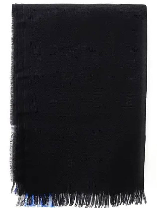 Ferragamo logo scarf 190 dark gray 520094 762292 - SALVATORE FERRAGAMO - BALAAN 2