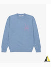 Logo Crew Neck Jumper Knit Top Blue - JW ANDERSON - BALAAN 2