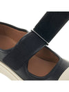 Nappa Leather Mary Jane Low Top Sneakers Black - MARNI - BALAAN 11