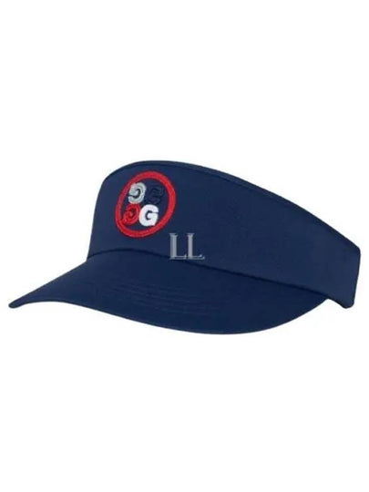 Circle GS Logo Stretch Twill Visor Navy - G/FORE - BALAAN 2