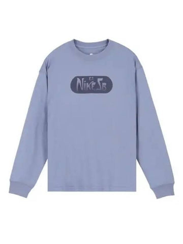 Skateboarding SB Max 90 Long Sleeve T Shirt Asean Slate - NIKE - BALAAN 1