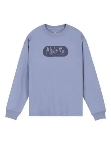 Skateboarding SB Max 90 Long Sleeve T Shirt Asean Slate - NIKE - BALAAN 1