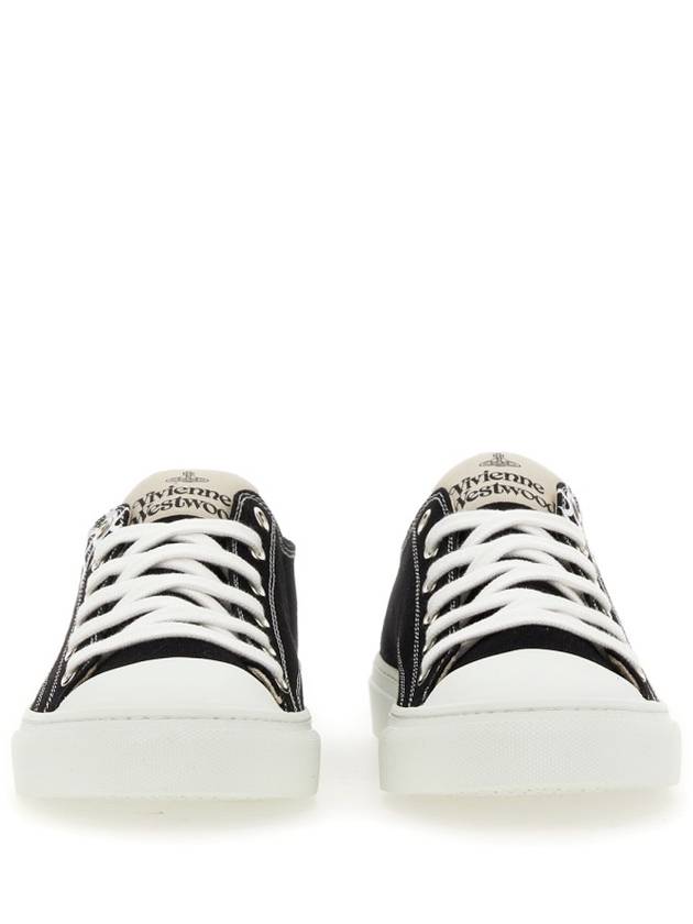 ORB Logo Low Top Sneakers Black - VIVIENNE WESTWOOD - BALAAN 2