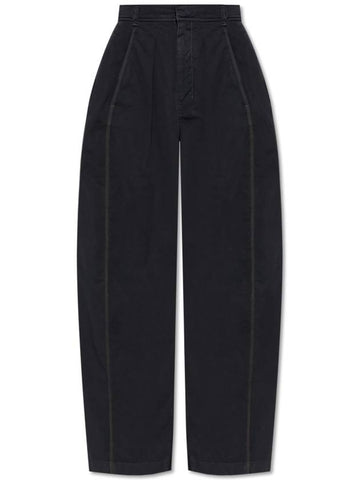 Lemaire Trousers With Pockets, Women's, Black - LEMAIRE - BALAAN 1