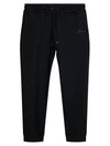 Alpha Logo Print Track Pants Black - J.LINDEBERG - BALAAN 2