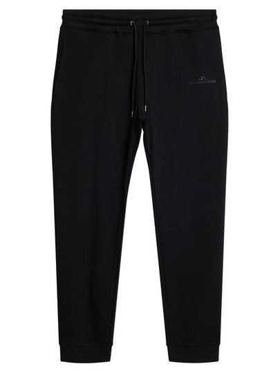 Alpha Logo Print Track Pants Black - J.LINDEBERG - BALAAN 2